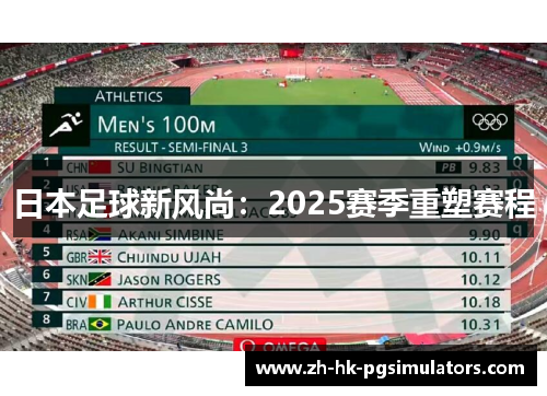 日本足球新风尚：2025赛季重塑赛程
