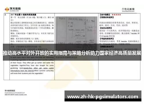 推动高水平对外开放的实用指南与策略分析助力国家经济高质量发展