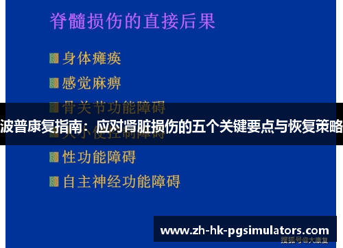 波普康复指南：应对肾脏损伤的五个关键要点与恢复策略